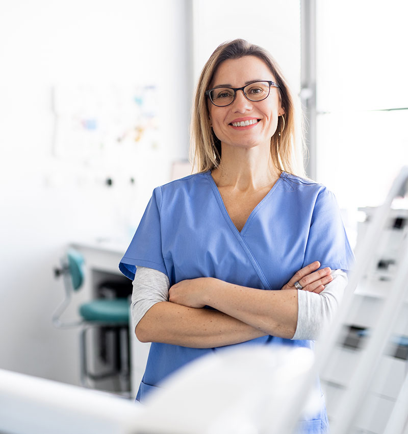 Patient receiving Exion non-invasive facial skin treatment