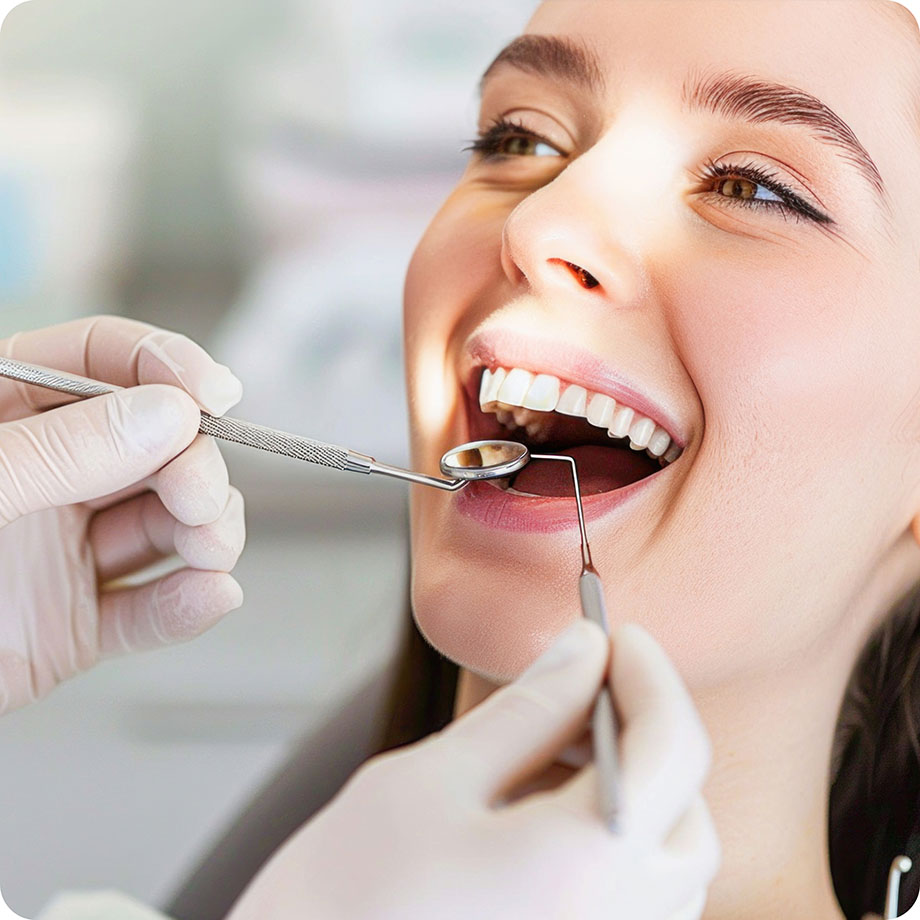 Patient receiving restorative dentistry consultation in Deerfield Beach dental office